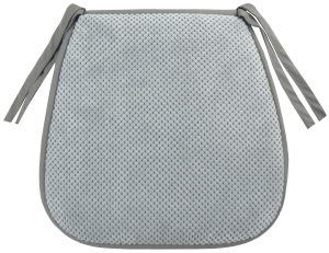 LINEN WAY Сидушка для стула «Цитус» серая с завязками 85372797