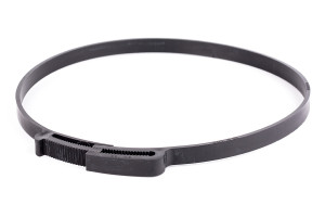 16640702 Хомут для шлангов Herbie Clip - 163 - Черный - PA66 - 163.0-169.0 мм, 5 шт HCL01217 HCL Fasteners