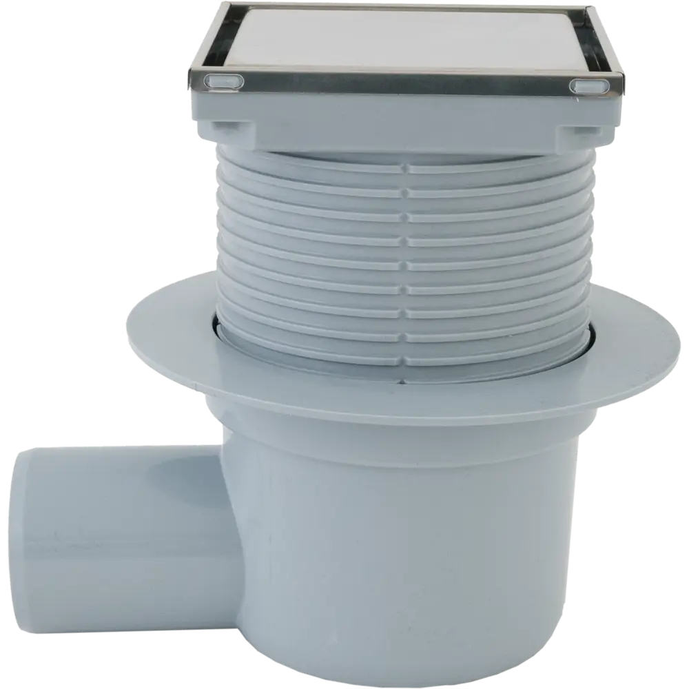 Трап для душа Ани пласт мокрый затвор горизонтальный слив 100x100 мм полипропилен STLM-2050825 - Вид №2