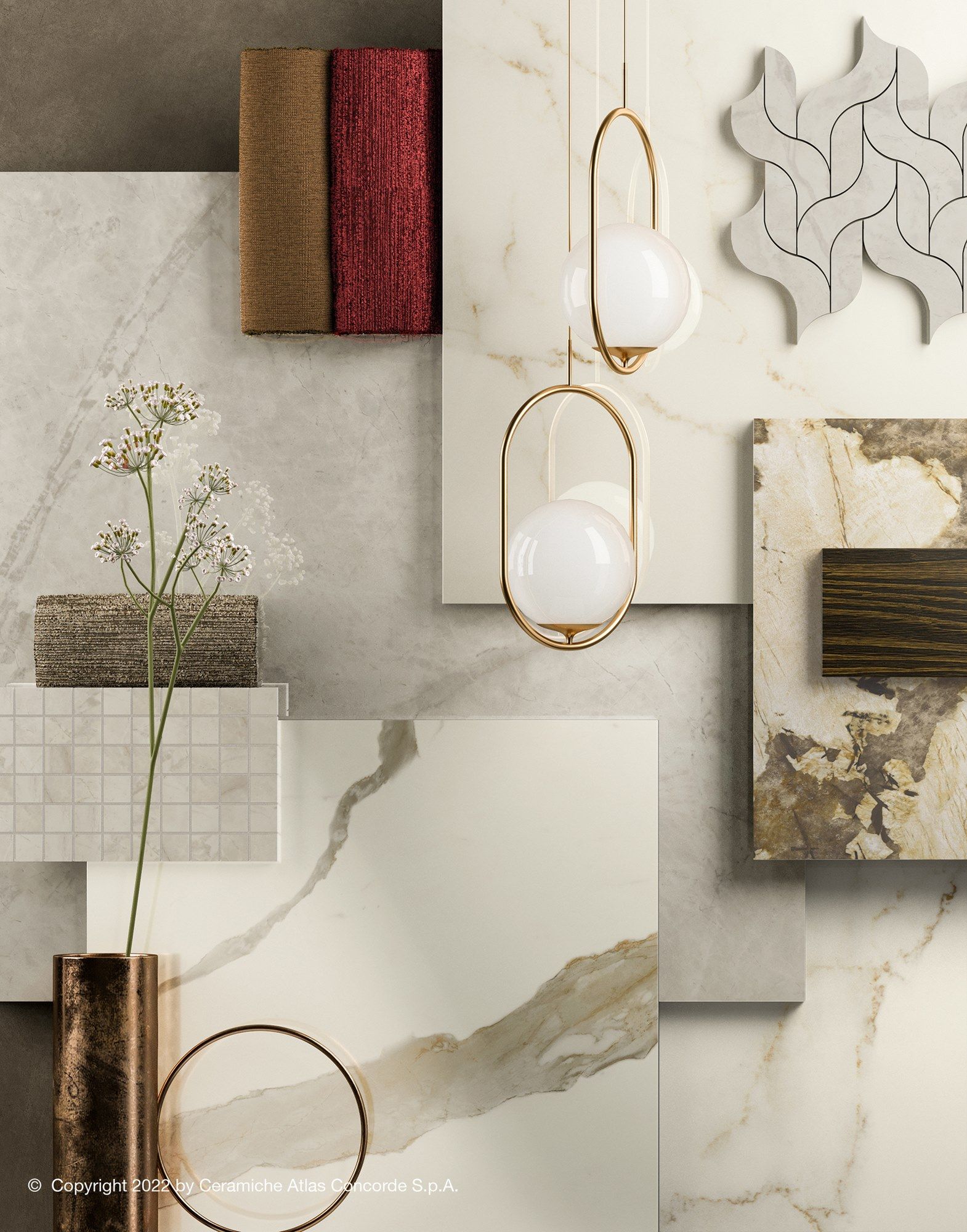 Напольная плитка из керамогранита с мраморным эффектом Atlas Concorde Marvel X ARCH-00001657 - Вид №10