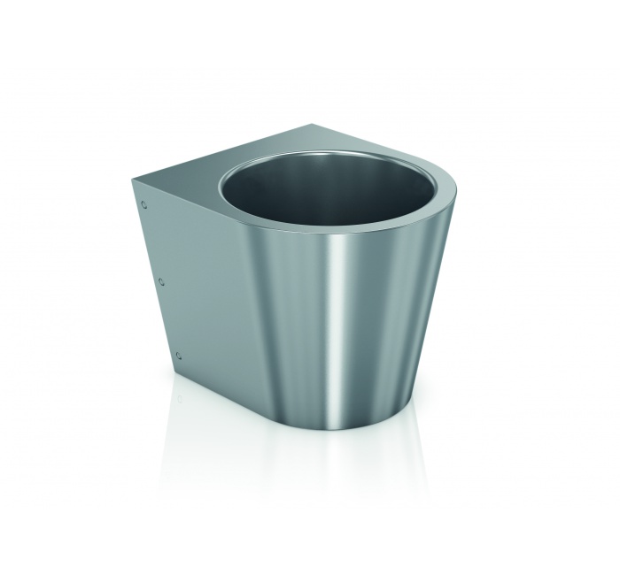 GW08 57 04 01 Genwec Подвесной унитаз из нержавеющей стали Satin 304 