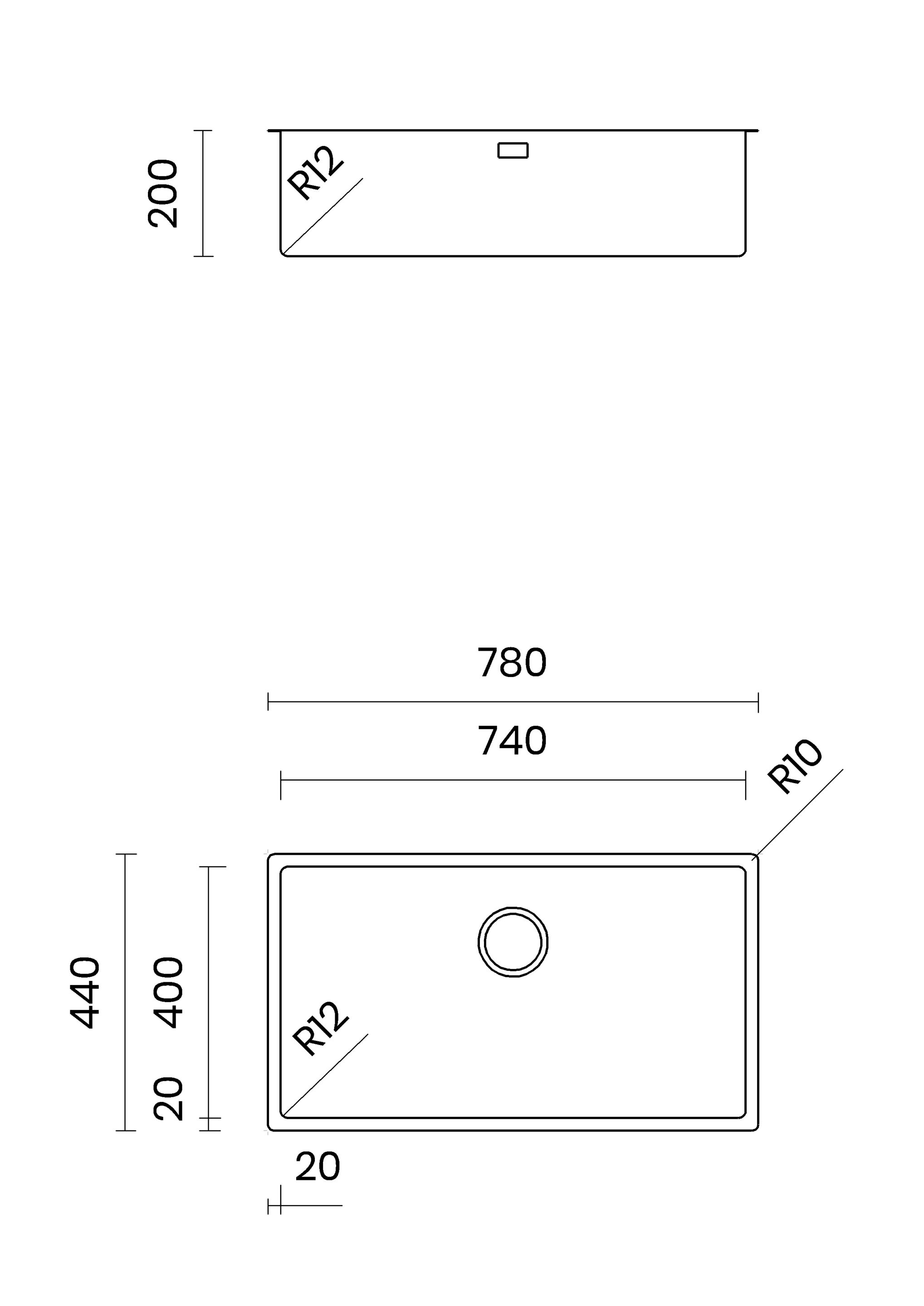 Раковина из нержавеющей стали TASCA CANOVA ARCH-00122454 - Вид №13