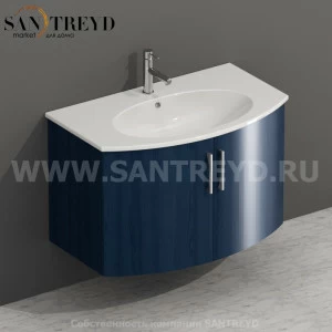 MDMA80Y6025 Тумба с двумя створками 78 см синяя Globo 4ALL Италия