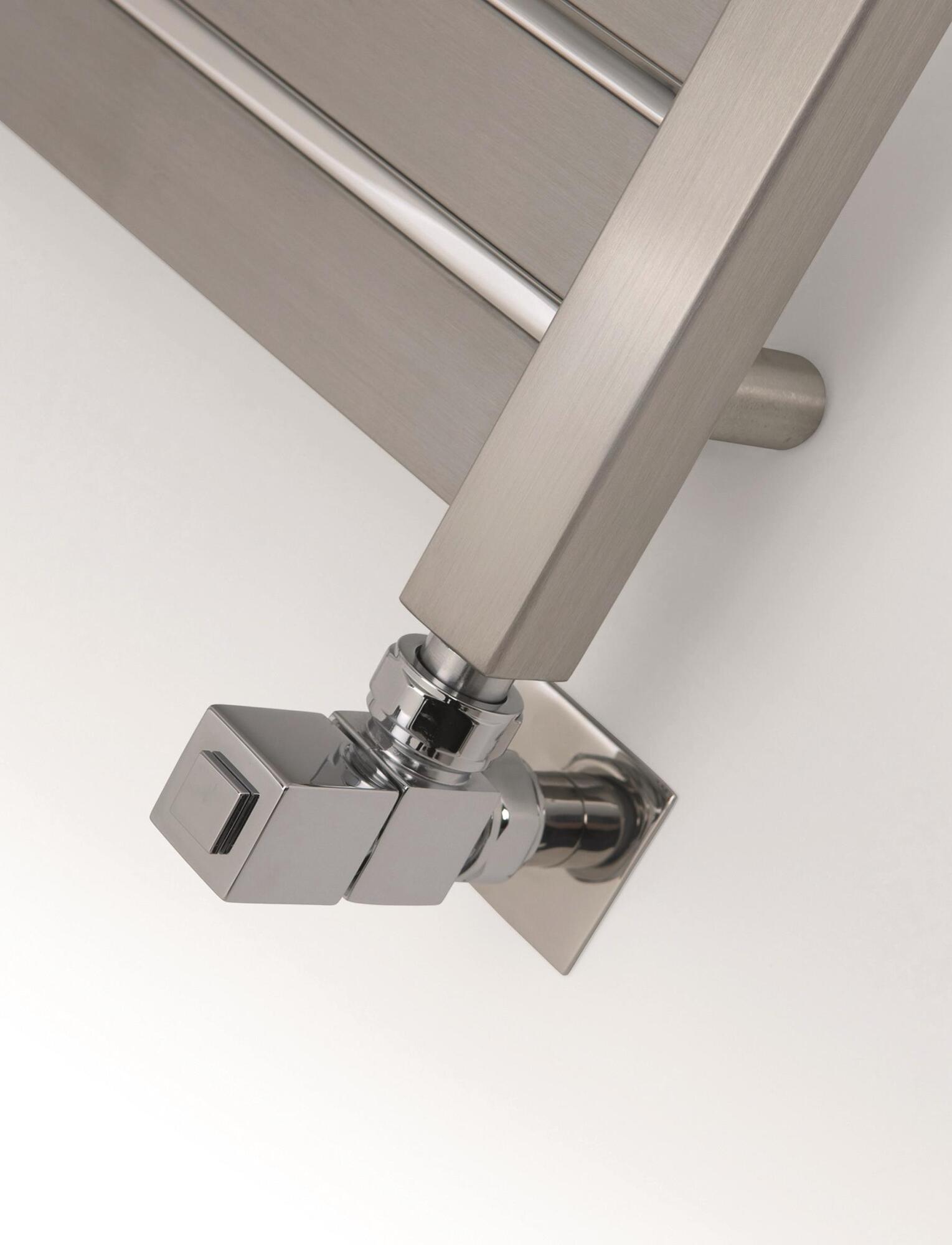 Полотенцесушитель Hammam TITAN Stainless steel  комбинированный; электрический или водяной Сталь  - Вид №15