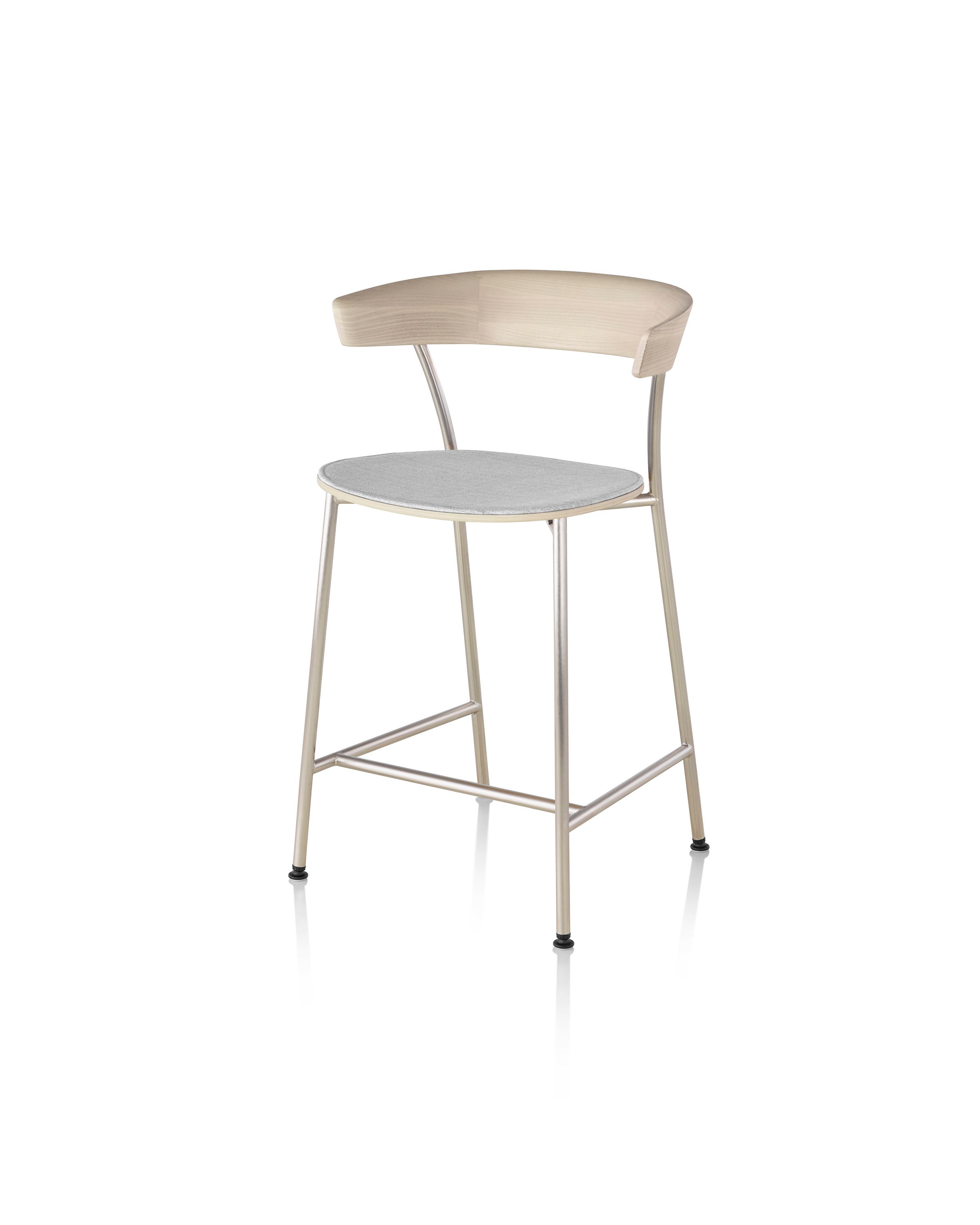 Деревянный стул с мягким сиденьем Herman Miller Leeway ARCH-00148459 - Вид №13