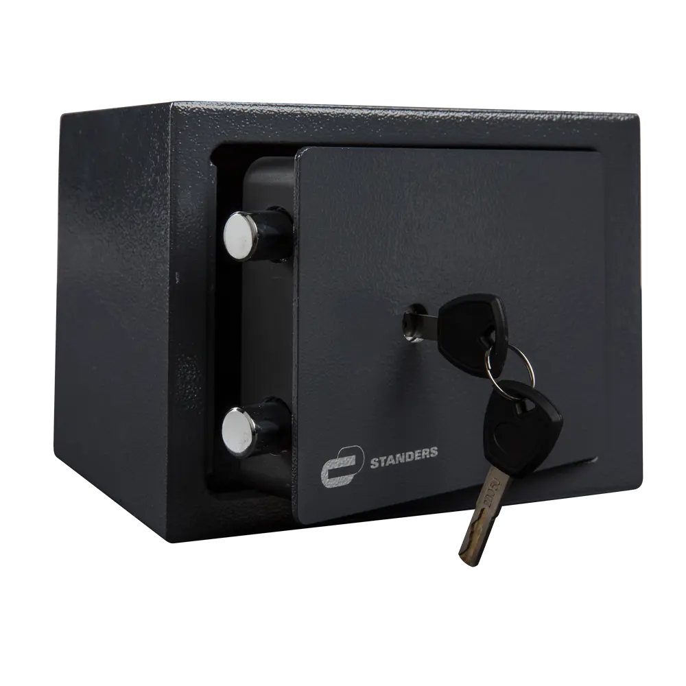 Сейф Standers 4 л ключевой замок 20x15x15 см сталь 85155289 STLM-2015324  - Вид №3