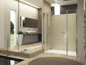 Duka Хрустальная душевая кабина Vertica - con soli profili verticali Gtnf2 l