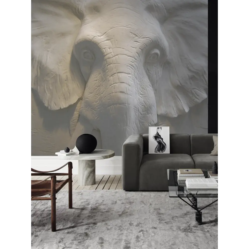 Фотообои 3D Flizart «Каменный слон», флизелиновые, 300x280 см 82363608 STLM-2200081 FBRUSH - Вид №2