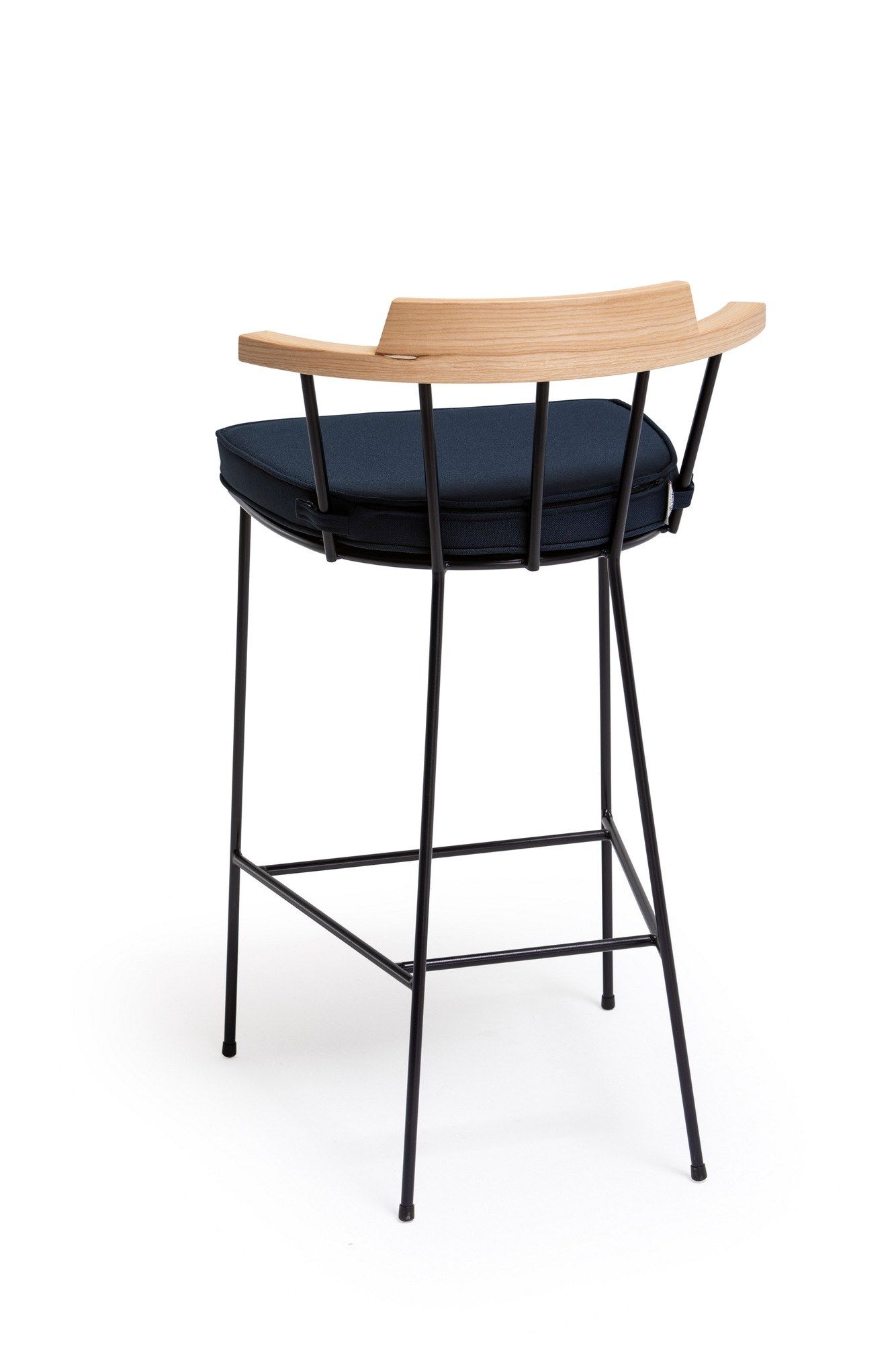 Высокий стул из стали с порошковым покрытием Vergés Mim ARCH-00007063 - Вид №1