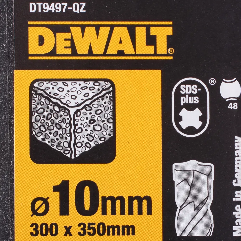 Бур по бетону SDS-plus 10х300х350 мм DeWalt DT9497 81990668 STLM-2089541  - Вид №3