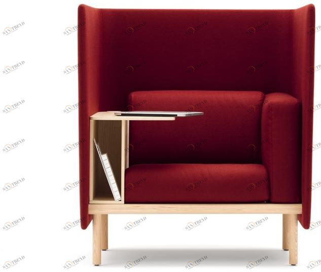 COR Кресло из акустической ткани с полкой для журналов Floater sun-id-1455607