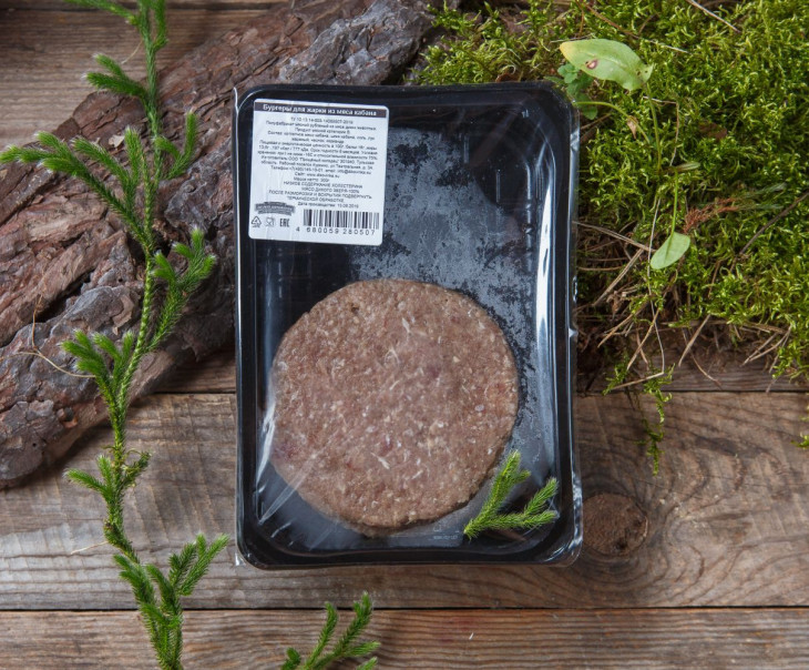 5046 Котлеты для бургеров из мяса кабана Вкусляндия  - Вид №2