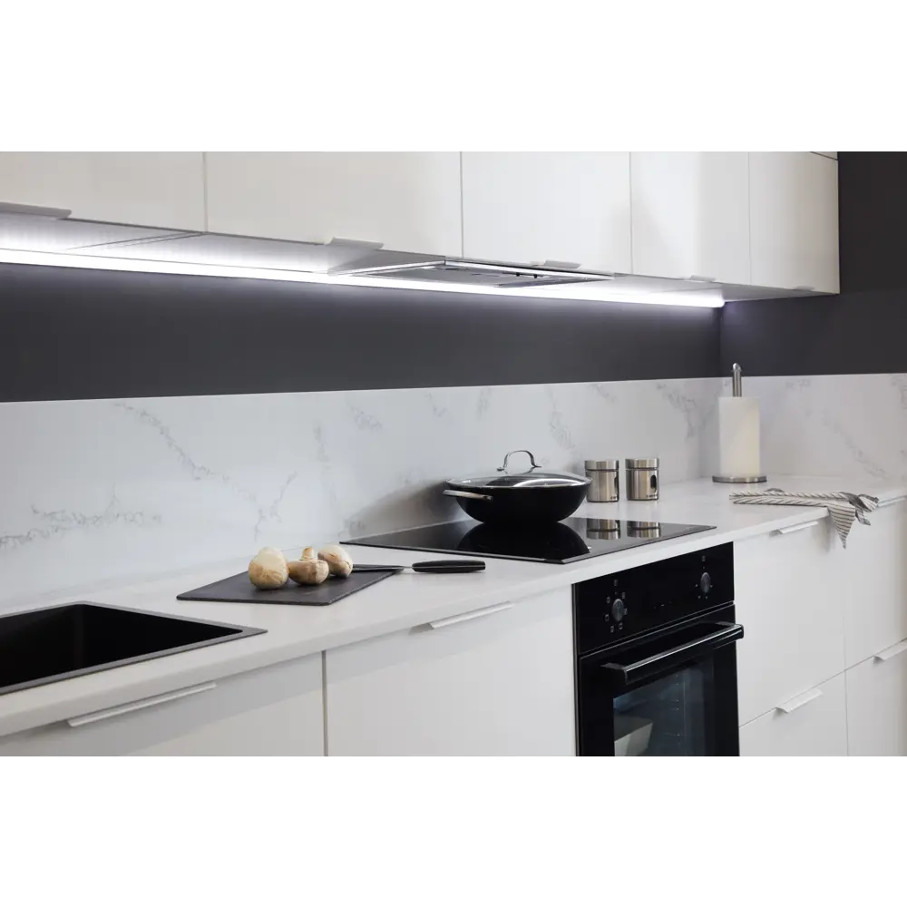 Фасад кухонный DELINIA ID Аша белый глянцевый 29.7×76.5 см 82011165 STLM-0877475 - Вид №9