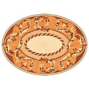 Художественный паркет Da Vinci Розетка 26-157 Дуб Селект (Гладкая) х1000диаметр мм.