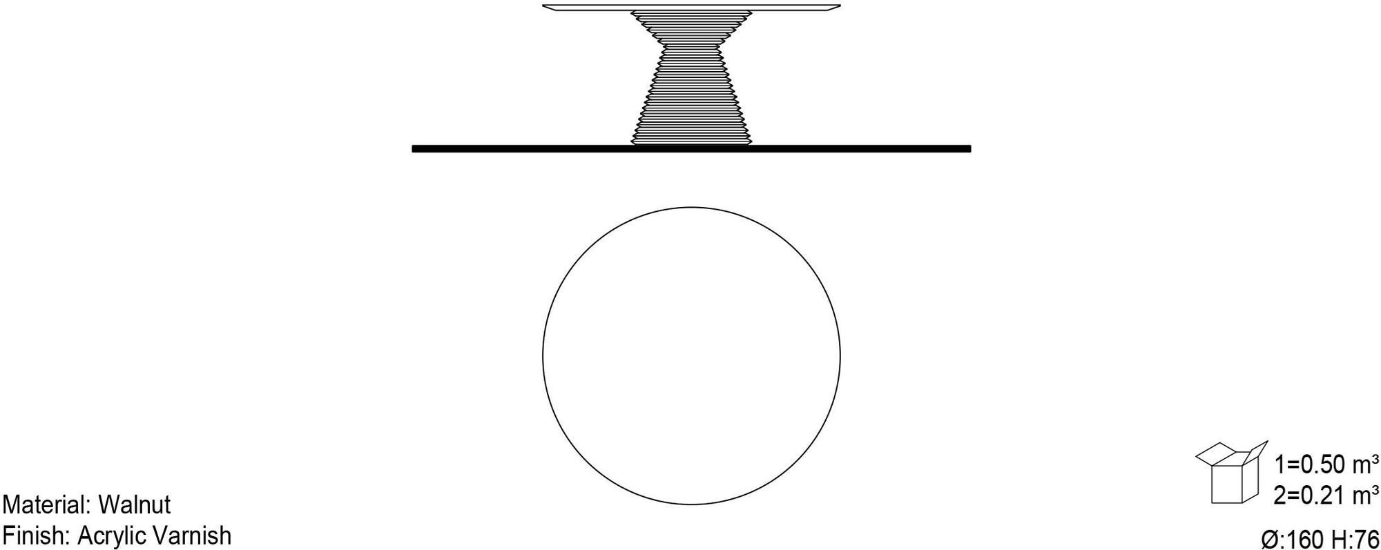 Mobi Круглый стол для гостиной sun-id-1417249 - Вид №2