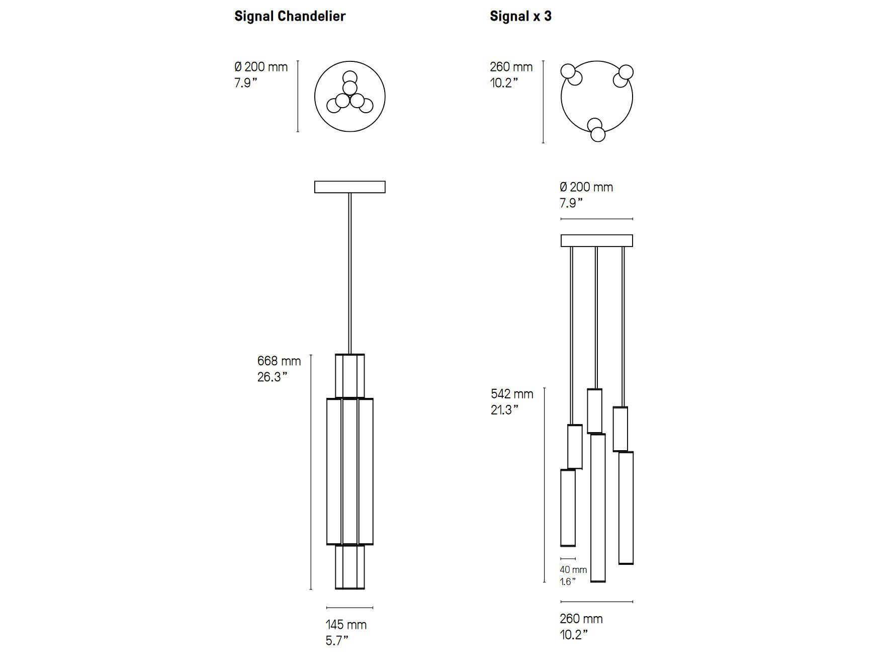 Латунный светодиодный подвесной светильник CVL Luminaires Signal ARCH-00102636 - Вид №6