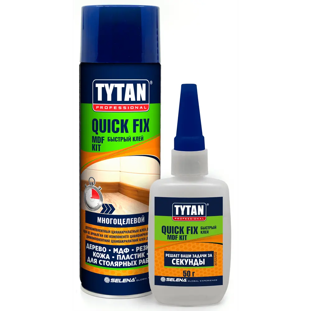 Двухкомпонентный цианакрилатный клей Tytan для мгновенной фиксации 81945510 STLM-0014381