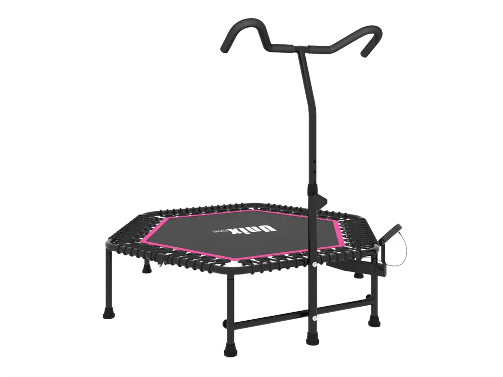 91248170 Батут без защитной сетки Unix line fitness pro 125 см 124 см розовый STLM-0961196