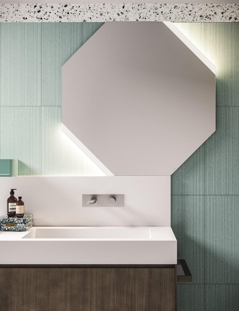 NOVELLO Отдельностоящая лакированная тумба под умывальник с ящиками Calix xl sun-id-1410538 - Вид №3