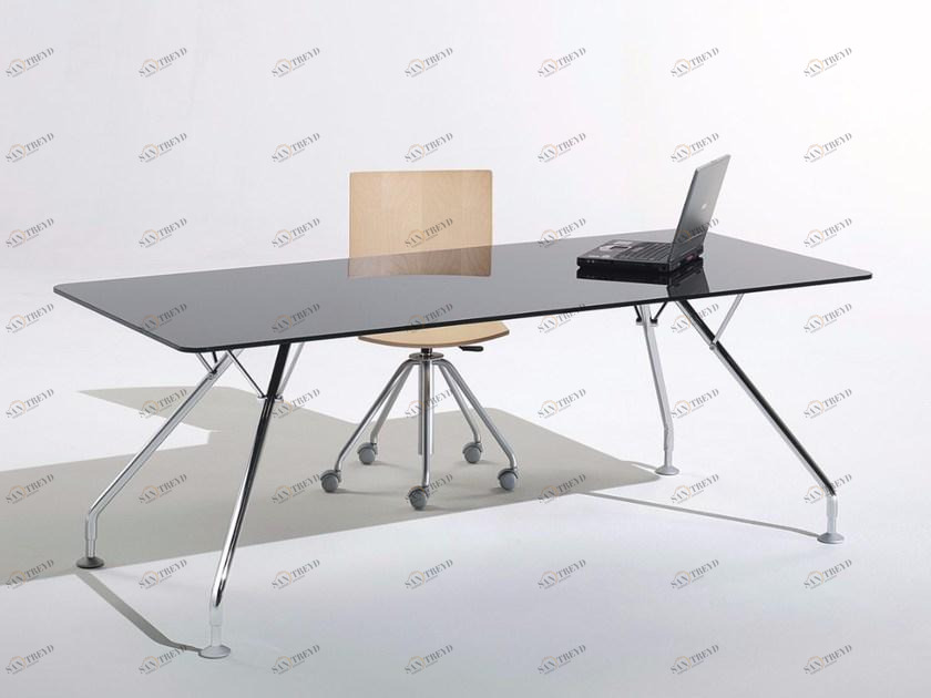 NEWTOM by Ultom Рабочий стол из стекла прямоугольный Prospero sun-id-1385183