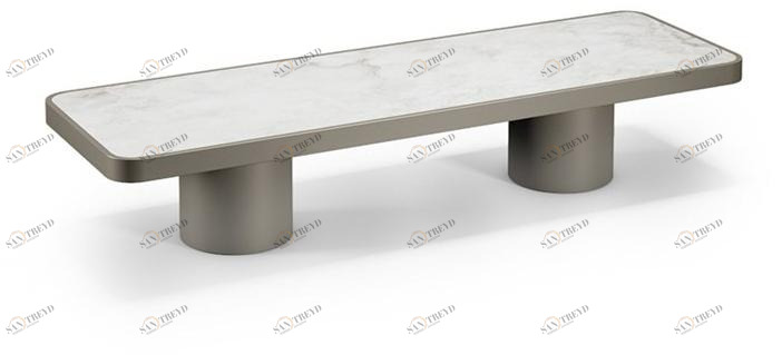 Reflex Низкий журнальный столик из дерева и стекла Tau sun-id-1505165