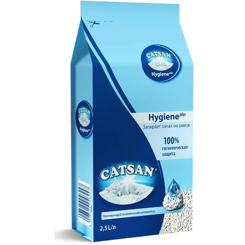 Т0041435 Наполнитель для кошачьего туалета гигиенический 2,5л CATSAN 