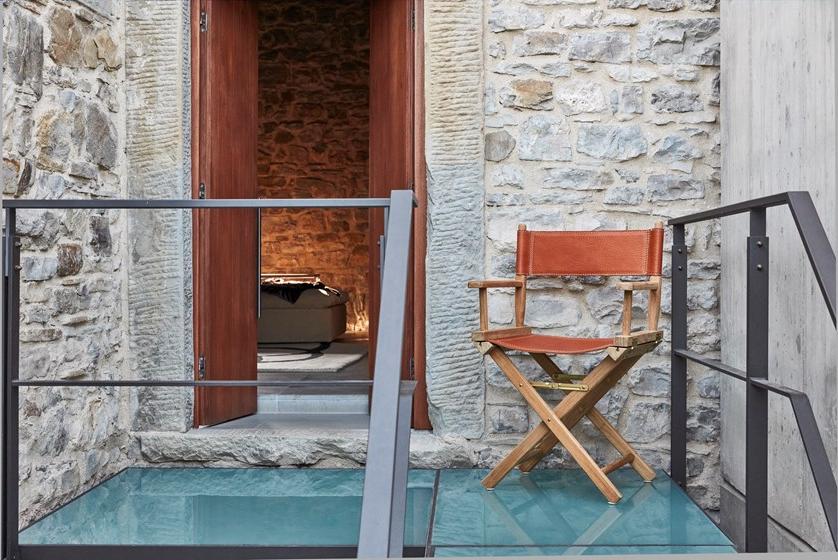 Unopiù Складное кресло из тика и кожи Ginger Gintpa - Вид №4