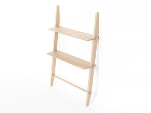 Дубовая консоль с полками