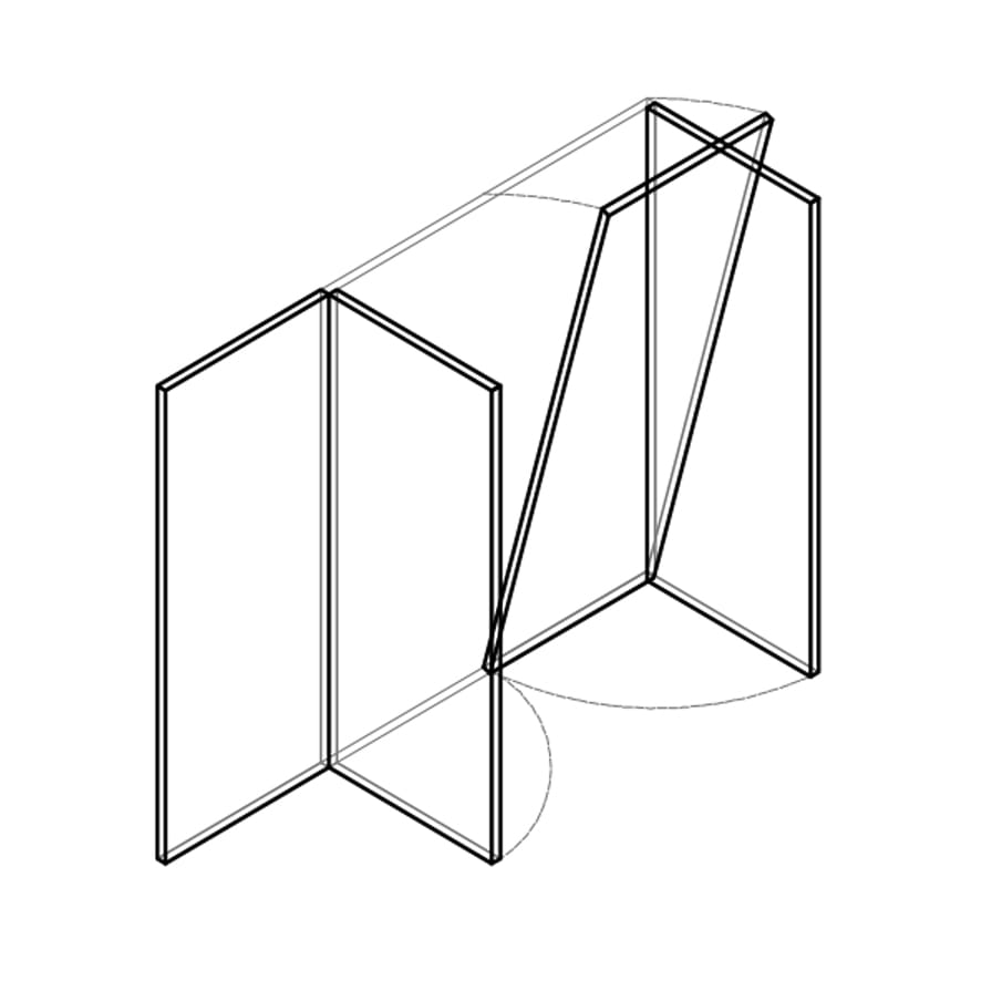 Деревянная распашная оконная дверь с двойным остеклением Carminati Skyline System ARCH-00018422 - Вид №12