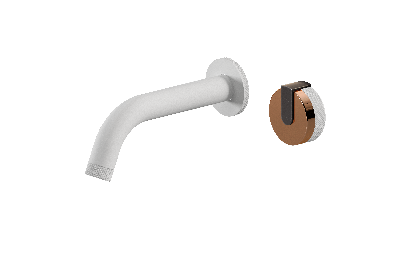 E-11535-R1RG-L1GM-WT Настенный прогрессивный смеситель скрытого монтажа для раковины GRAFF MOD+