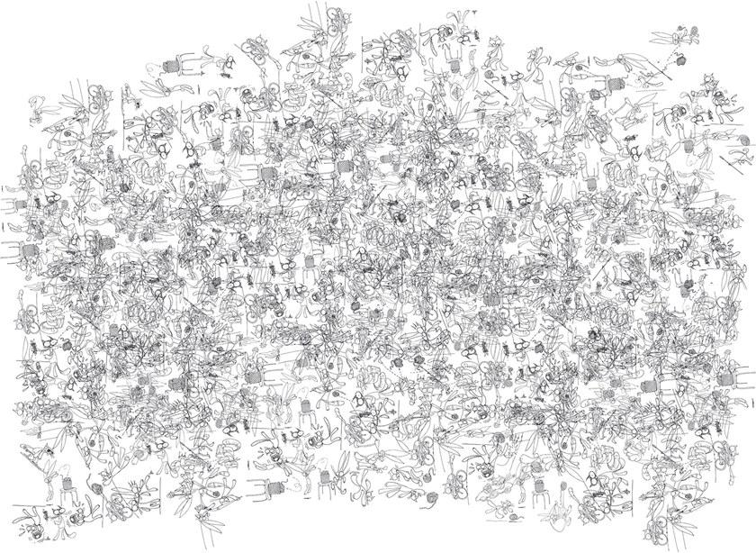 Tecnografica Современные прорезиненные обои с рисунком Collezioni d'arte 57063-1 - Вид №2