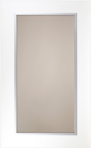 Фасады для кухни Модерн Фрезеровка «Модерн» Пластиковый профиль для витрин №818