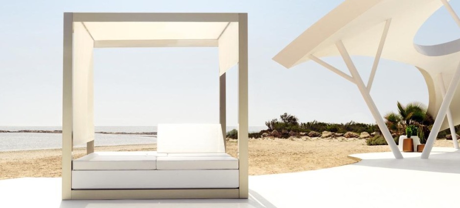 004135 Кровать с навесом со шторкой Vondom Vela - Вид №6