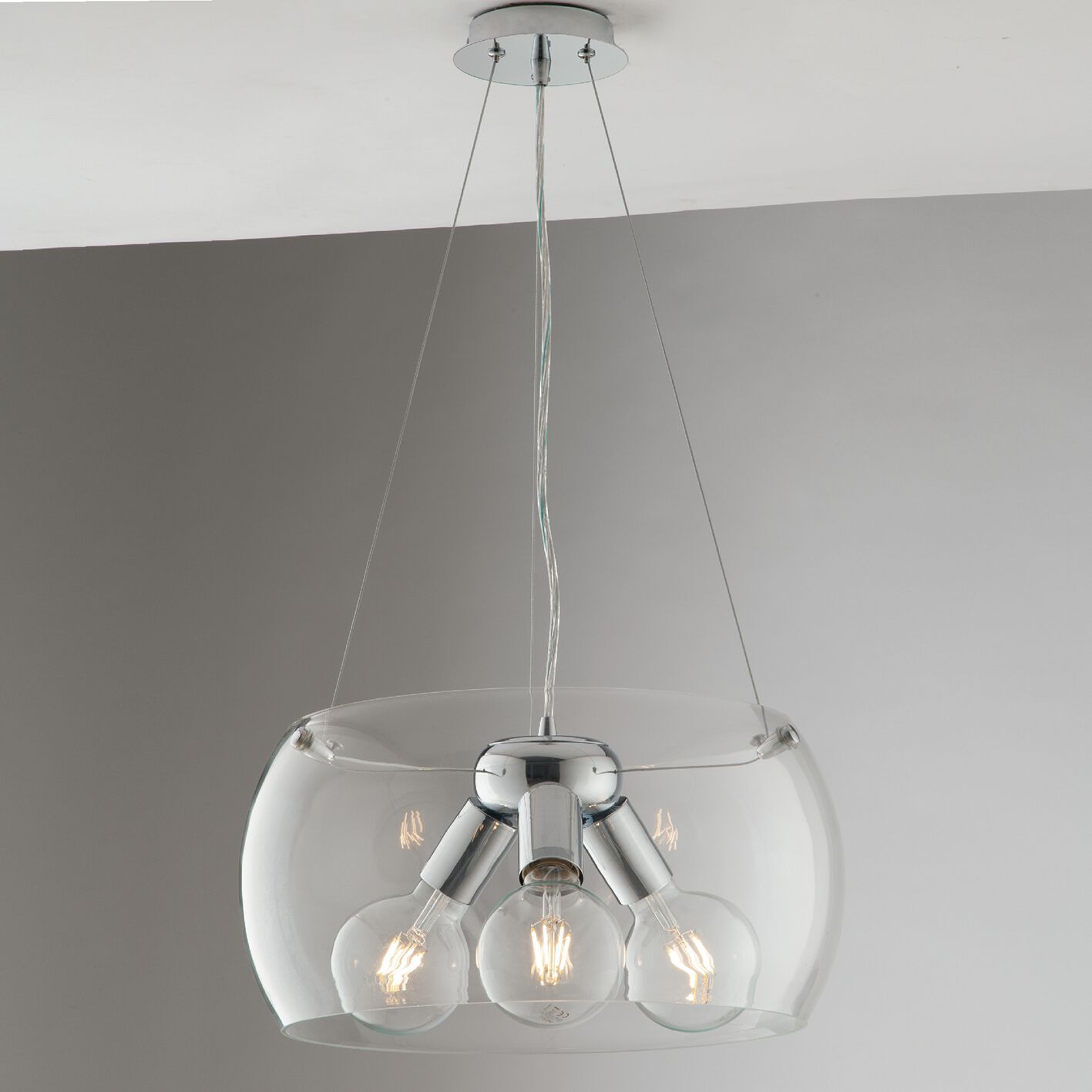 Подвесной светильник из дутого стекла Fan Europe Lighting дизайн окружающего света ARCH-00090969 - Вид №2