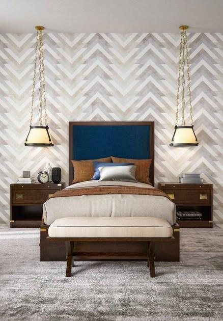 Caroti Мягкая скамья из ткани Via montenapoleone 2050  - Вид №1