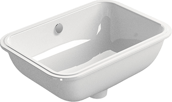 724711 Встроенная раковина под столешницу овальная GSI ceramica Pura - Вид №1