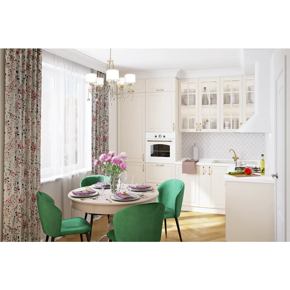 Фальшпанель KONSENSA Оксфорд для кухонных шкафов 37×102 см бежевая 89366073 STLM-1576901 - Вид №5