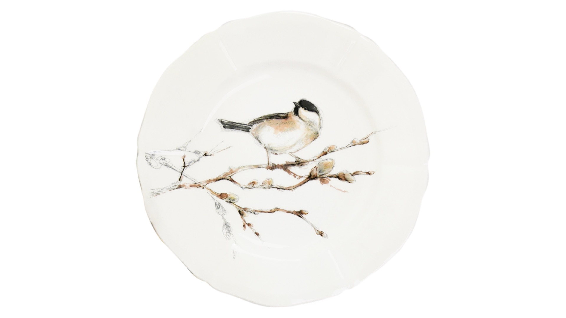 10667981 Gien Набор тарелок десертных Gien Лесные птицы 16,5см, фаянс, 4 шт Фаянс  - Вид №3