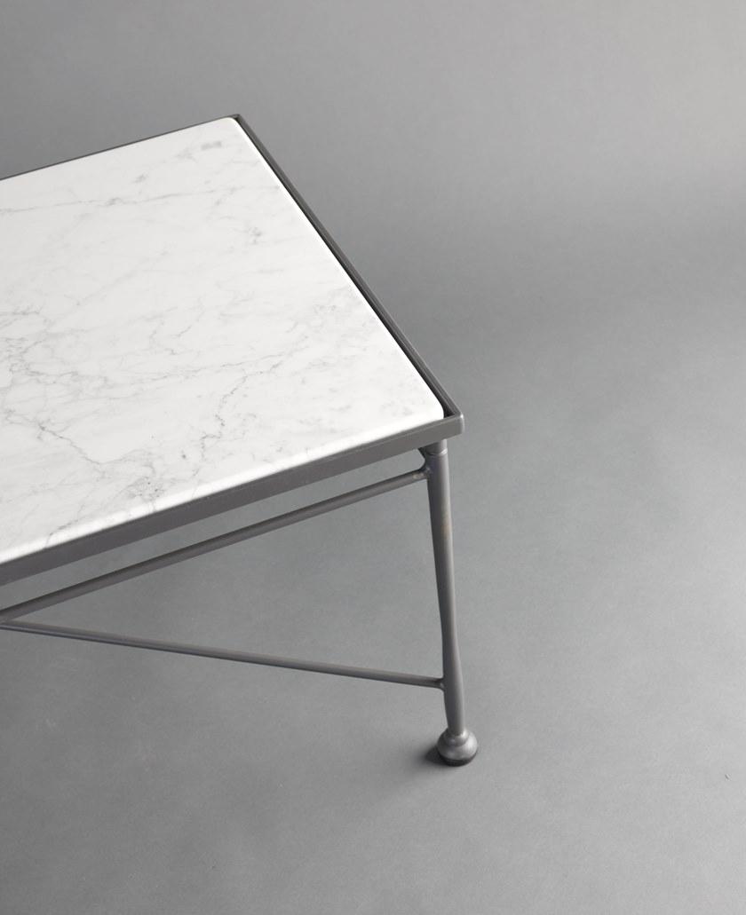 OFFICINACIANI Прямоугольный садовый журнальный столик из каррарского мрамора Intreccio Gf4004tab  - Вид №2