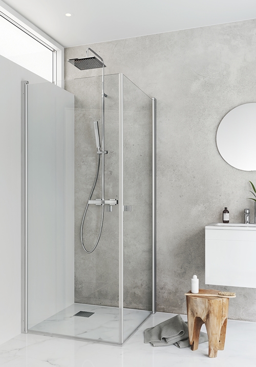 1450411 Igloo Pro Corner Двойное Прозрачное Стекло 90X90 Hafa Прозрачный 