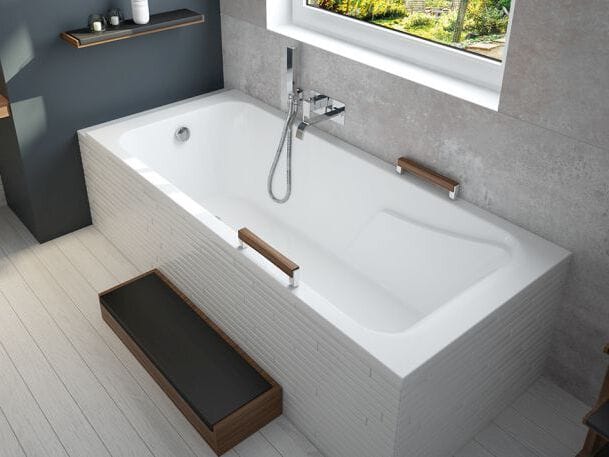 Акриловая угловая прямоугольная ванна HOESCH MILA ARCH-00031533