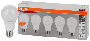 91168032 Набор ламп Led Value 4058075577770 E27 10Вт 220-230В холодный белый (голубой) 5 шт STLM-0507530 OSRAM