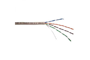 16466204 Кабель UTP, 4 пары, Кат. 5e, серый, 100м в кат., -5EUTP/100-GY TWT