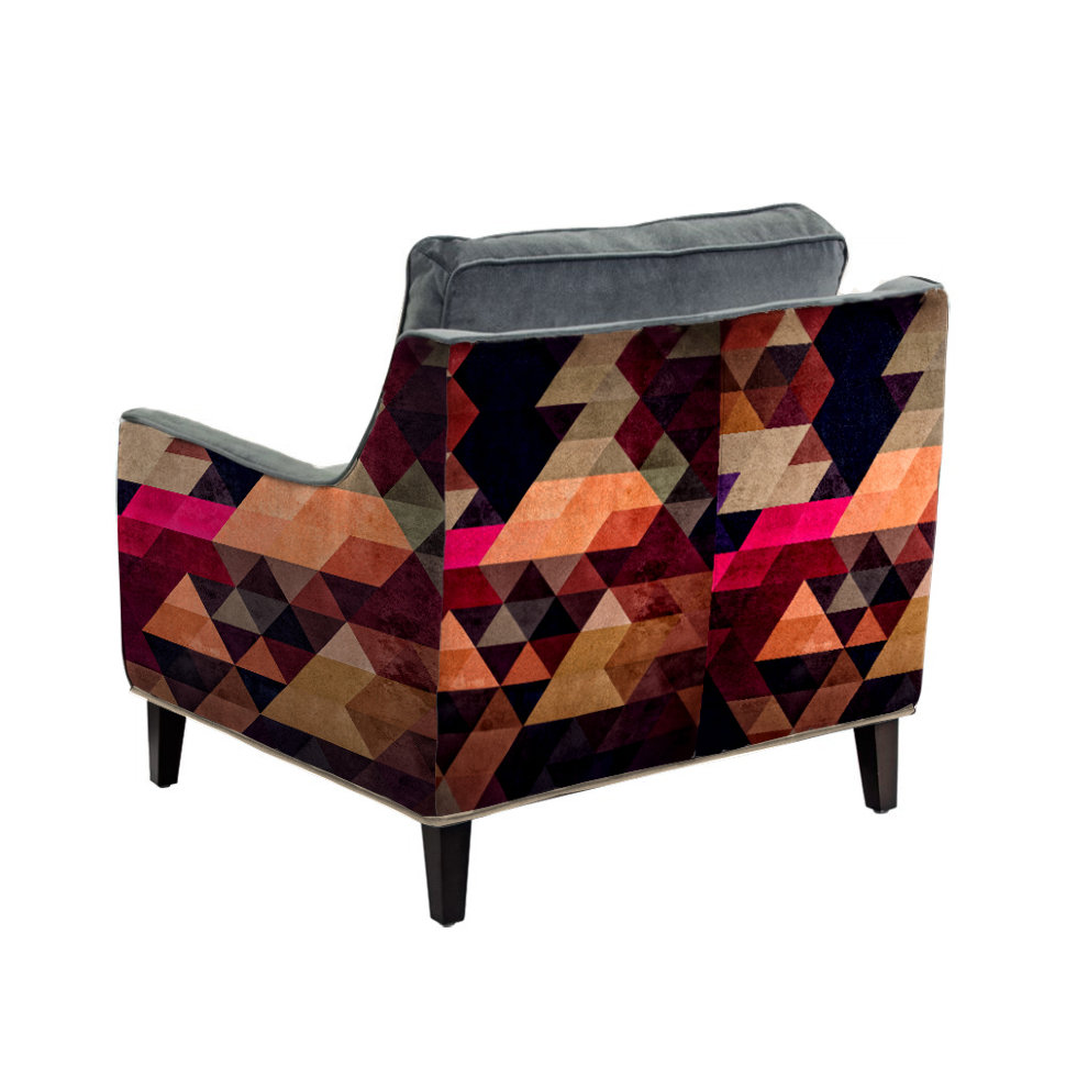 Кресло Triangle Apple Red by James Soares ICON DESIGNE JAMES SOARES 096835 Желтый;коричневый;красный  - Вид №6