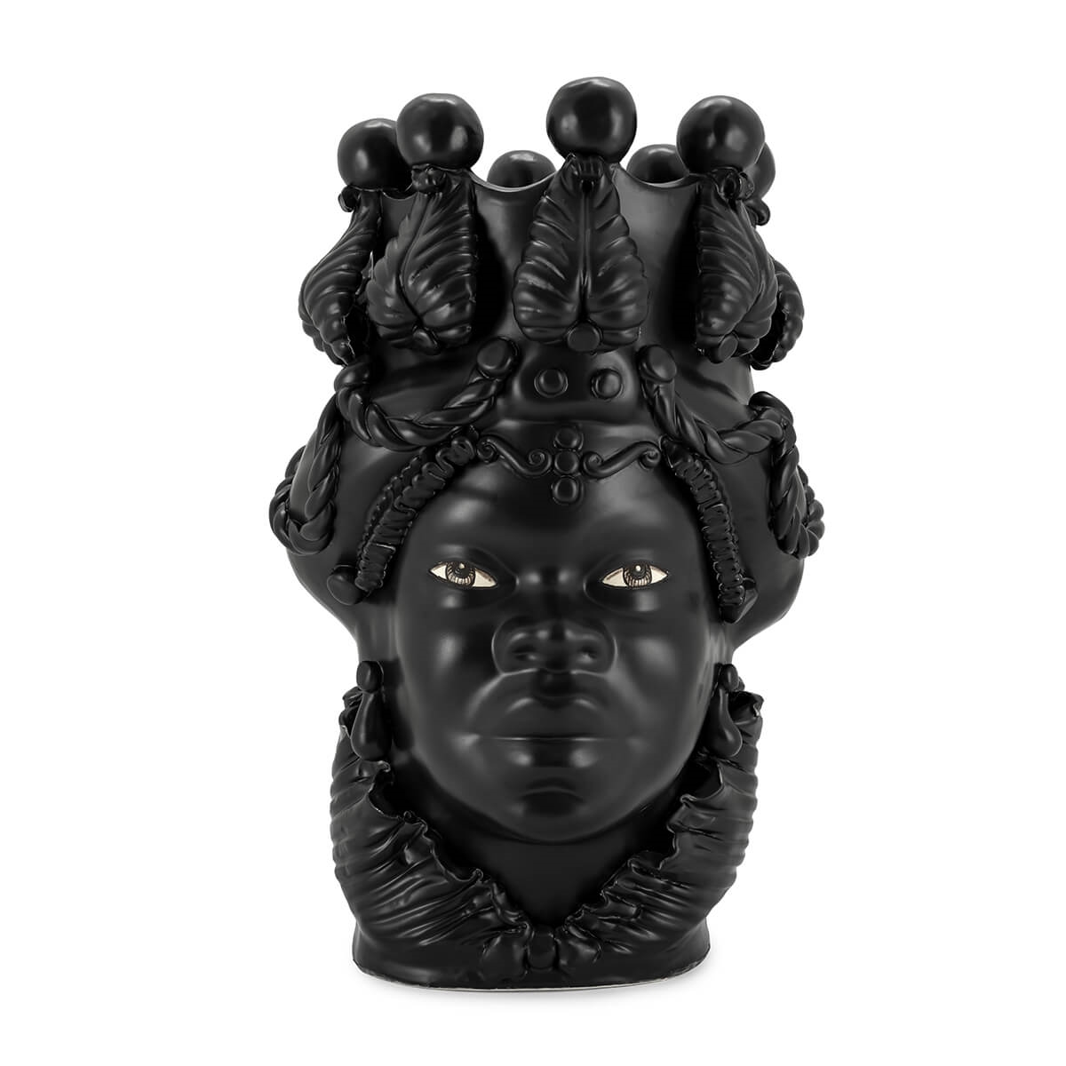 201082-10 ABHIKA ВАЗА MORO BIG LADY SIMPLY MAT WHITE  - Вид №1