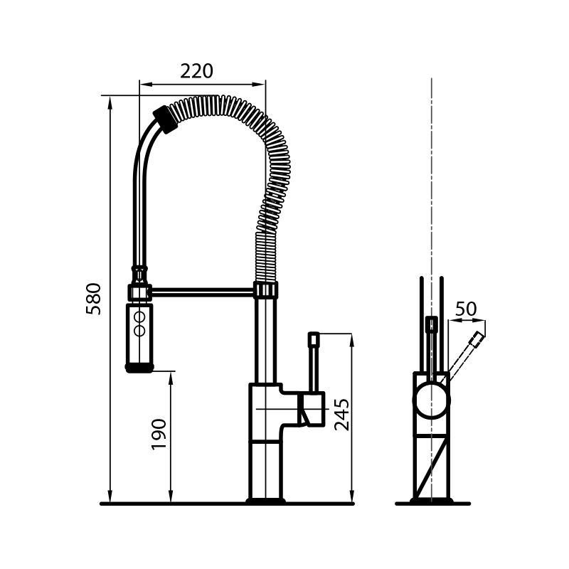 8484000 смеситель Magnum 8484000 Fosterspa  - Вид №1