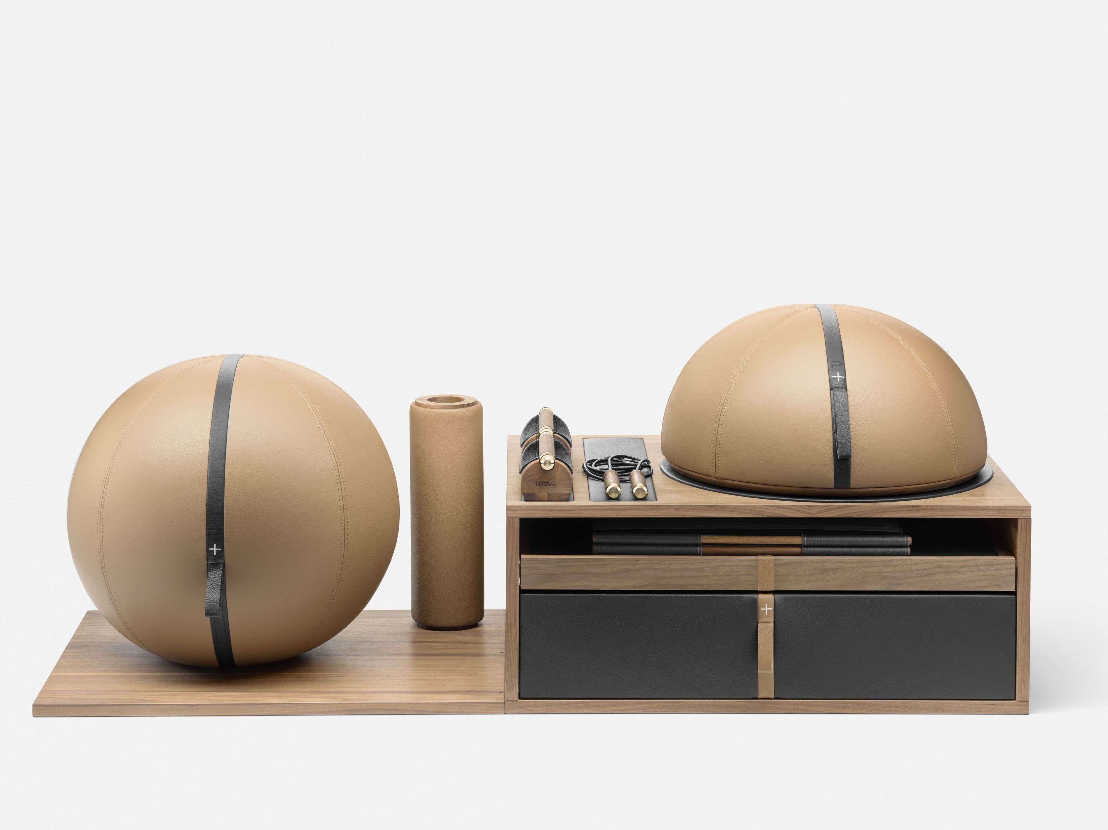 Оборудование для фитнеса из дерева и кожи PENT RACKA SET ARCH-00078570