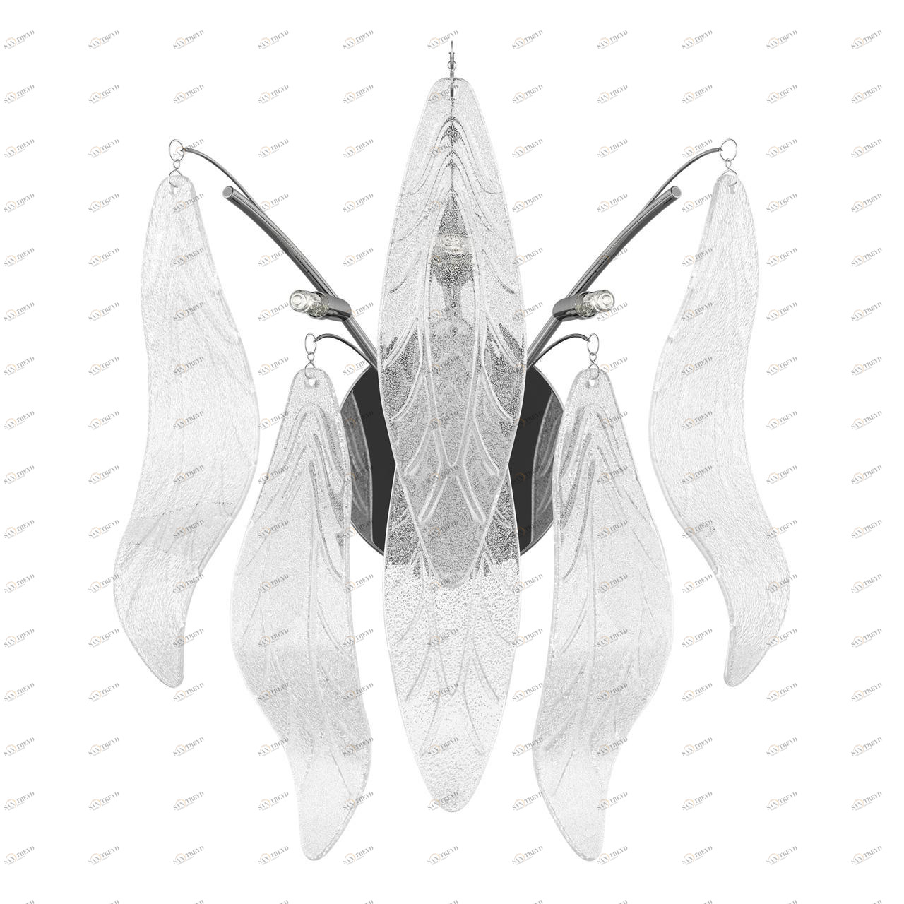 Бра Lightstar Vetro Сristallo 793634 LIGHTSTAR ФЛОРИСТИКА 079328 Прозрачный;хром 