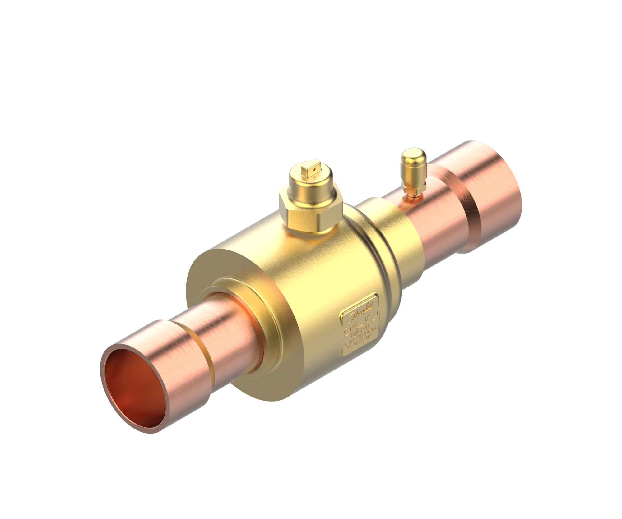 Danfoss GBCT — Запорные шаровые краны для CO2 140 бар GBCT 22s Кран шаровый 009L6420  - Вид №12