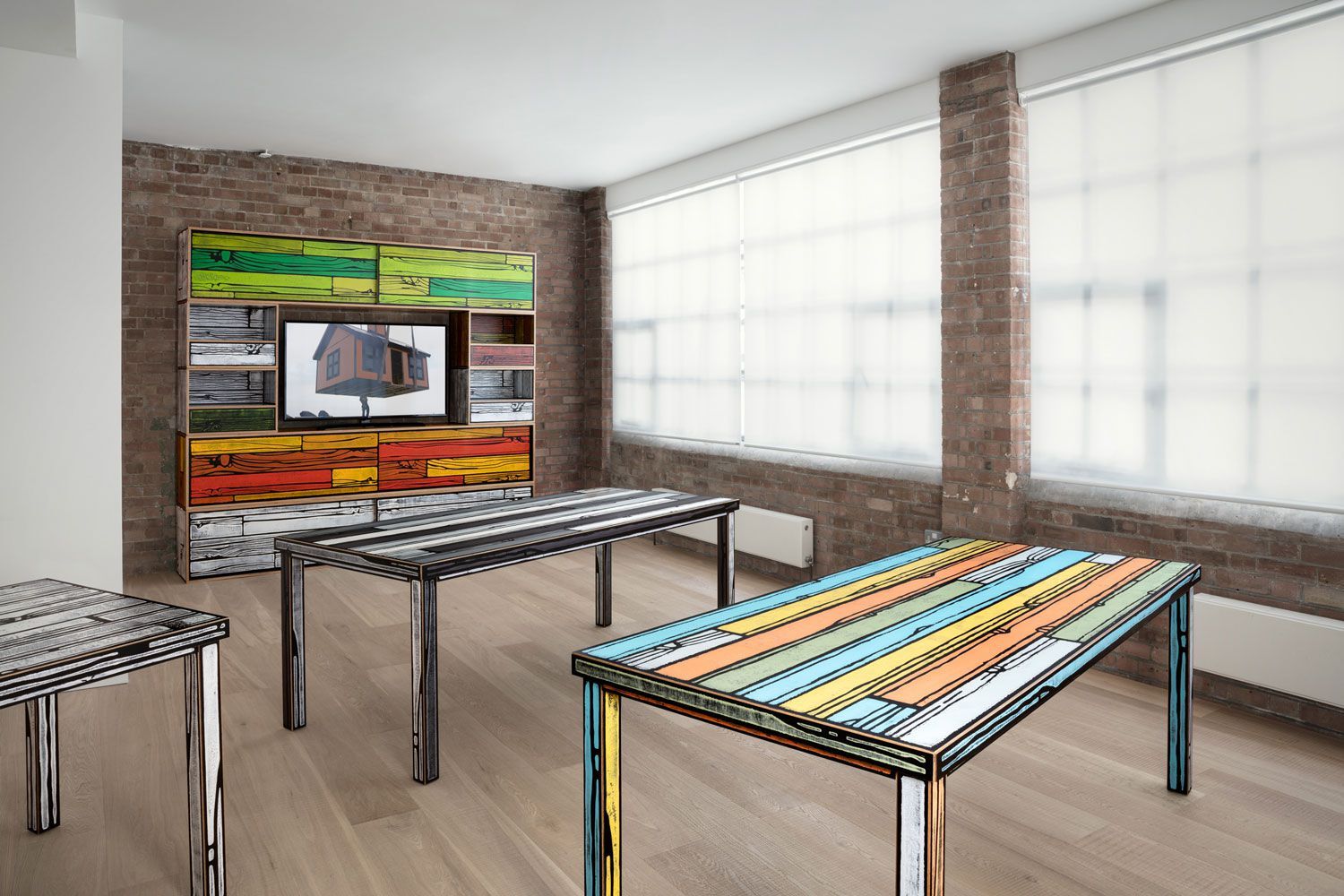 Прямоугольный обеденный стол из фанеры Established&Sons Wrongwoods ARCH-00115080 - Вид №4